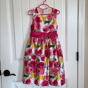 Girls Floral Print Dress by American Princess